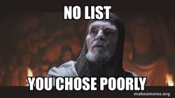 You Chose Poorly - Grail Knight