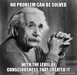 Serious Albert Einstein