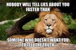 Contemplative Lion