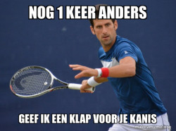 Sudden Clarity Djokovic