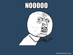 Y U No