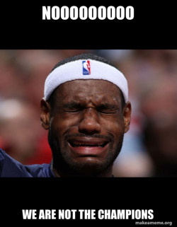 Lebron Crying