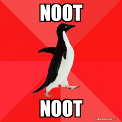 Socially Awesome Penguin