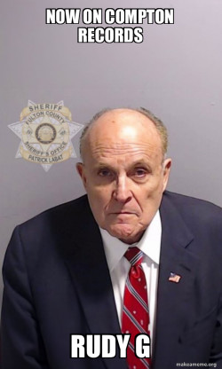 Rudy Giuliani Mugshot