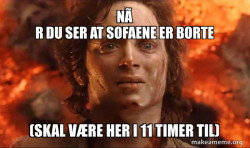 Frodo it's over it's done