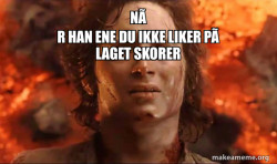 Frodo it's over it's done