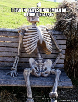 Waiting Skeleton