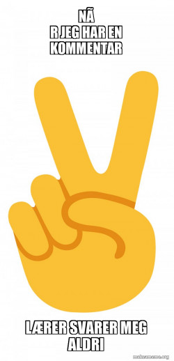 Peace Sign Emoji