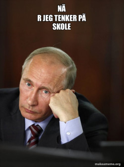 Contemplative Putin
