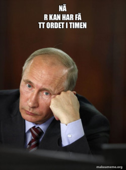 Contemplative Putin