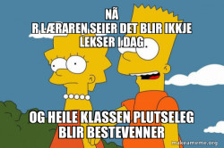 Bart and Lisa Chat
