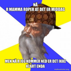 Scumbag Advice God
