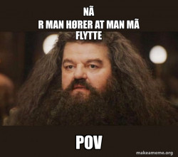 Hagrid - I should not have said that