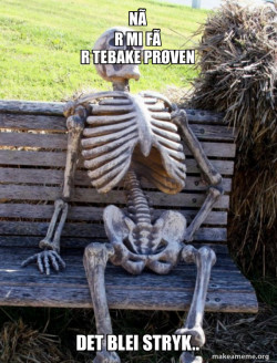 Waiting Skeleton