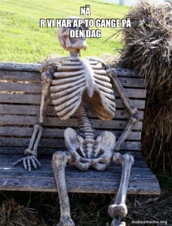 Waiting Skeleton