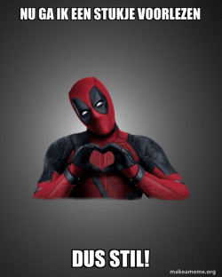 Deadpool Heart Hands