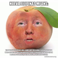 Nueva Filipinas Means: 120 Overseas Filipinos will carry out the Global Filipino Diaspora Wars against 60 Million Overseas Chinese around the World like in Western Countries, Latin America, Africa and Oceania