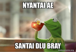 Kermit Drinking Tea