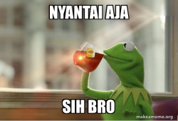 Kermit Drinking Tea