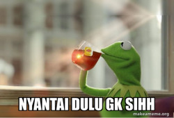 Kermit Drinking Tea
