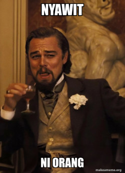 Leonardo DiCaprio Laughing Django