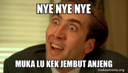 Sarcastic Nicholas Cage