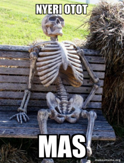 Waiting Skeleton