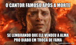 Frodo it's over it's done