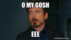 Tony Stark Eye Roll