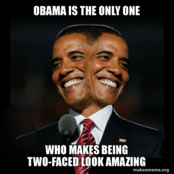 Two Faced Obama