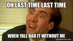 Sarcastic Nicholas Cage