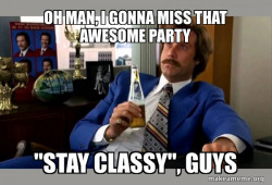Ron Burgundy - boy that escalated quickly