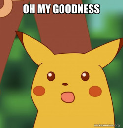 Surprised Pikachu