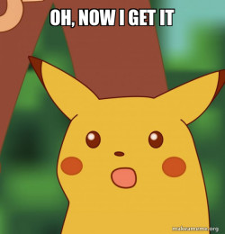 Surprised Pikachu