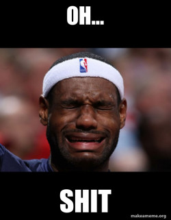 Lebron Crying