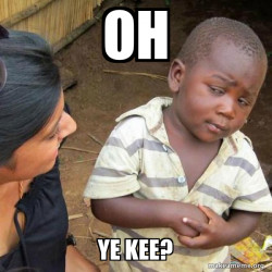 Skeptical Third World Kid