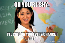 Unhelpful High School Teacher