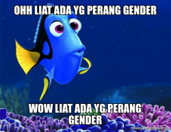 Dory from Nemo  (5 second memory)