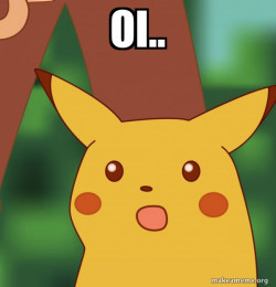 Surprised Pikachu