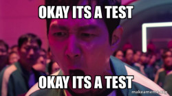 okay its a test
