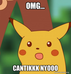 Surprised Pikachu