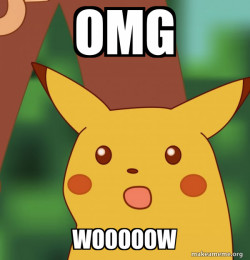 shocked pikachu
