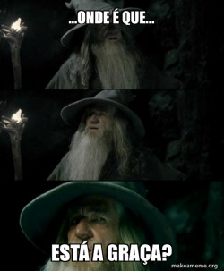 Confused Gandalf