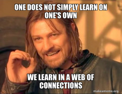 One does not simple (Connectivism)