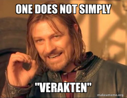 One Does Not Simply