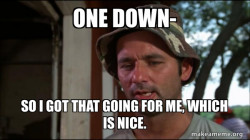 Bill Murry Caddyshack (So I got that going for me)