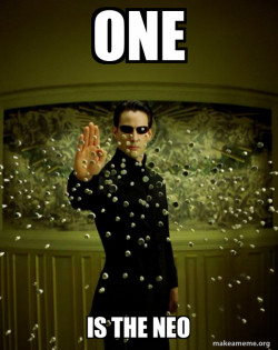 Neo Stopping Bullets