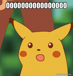 Surprised Pikachu