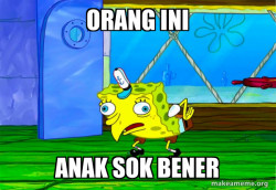 Mocking SpongeBob