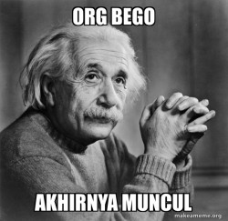 Serious Albert Einstein